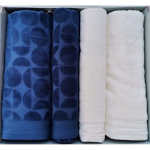 Cırcular Krem-indigo Best Set Hamam Takımı Krem