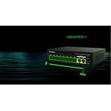 Tenda S110gpc 10 Port 8 Port Poe+ 10-100 Mbps + 2 Port 10-100-1000 Uplink Switch Çelik Kasa Kdo