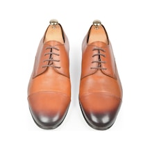 Deepsea Erkek Taba Bağcıklı Klasik İçi Dışı Hakiki Deri Ayakkabı 2409927 Taba