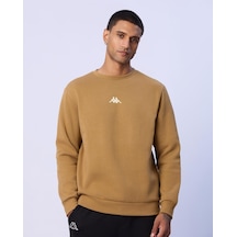 Kappa Antonio Erkek Bej Regular Sweatshirt