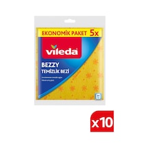 Vileda 5'Li Bezzy Temizlik Bezi 10'Lu Paket