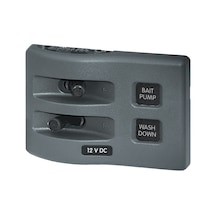 Blue Sea Systems WeatherDeck® 12V DC 2 Pozisyonlu Su Geçirmez Sigorta Paneli 4303