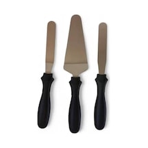 3'lü Eğik Ergonomik Kaymaz Saplı Spatula Seti Diğer