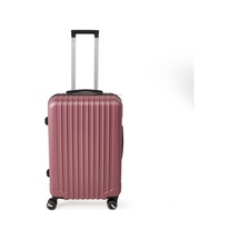 Hoffmannss Travel Line Orta Boy Abs Valiz - Gülkurusu - 66x45x26 Cm Çok Renkli