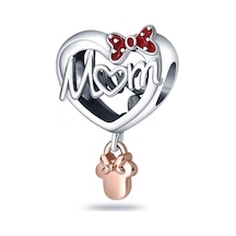 Mickey Mom Charm Gümüş Kaplama