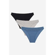 Penti Wild Flower 3lü Çok Renkli Slip Külot Çok Renkli Çok Renkli