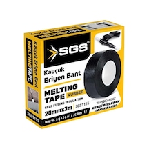 Sgs 1115 Kauçuk Eriyen Bant 20mm 3m