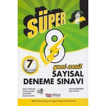 Nitelik Yayınları Süper 8. Sınıf LGS Sayısal Yeni Nesil 7 Deneme
