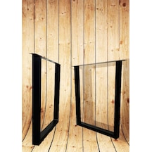 İlgitrafik Masa Ayağı Kütük Bahçe Mobilya Ayakları Metal Masa Ayak 50X70 Cm (436751270)