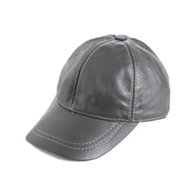 Shopiolog Şapka Unisex Hakiki Deri Beyzbol Kep