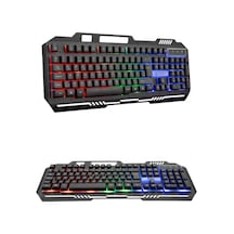 Rgb Işıklı Gaming Oyuncu Klavye Q Klavye Mouse  - Lisinya Diğer -