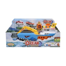 Express Wheels Okyanus Kaşifi 8 Parça Keşif Gemisi Mavi