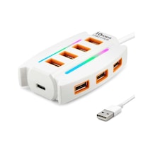 Usb Hub 10 Usb 1.2m Beyaz Hdx7037