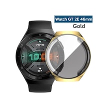 Ally Huawei Watch Gt2e 46mm 360 Koruma Ultra İnce Silikon Kılıf- 5775 Renk: Gold