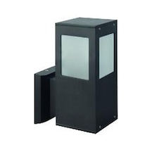 Horoz Çınar-3 90x170x150mm Plastik Ip44 E27 Bahçe Armatürü Siyah