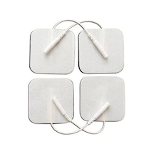 12 Adet Kablolu/soketli Tens Pedi Elektrodu 5x5cm Kare Igneli Tens Peti Tüm Cihazlara Uyumlu.