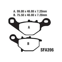 Ön Fren Disk Balatası Sfa396 Suzuki An 125 1995-2000 - Ug Addre