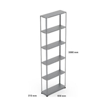 Uzmangrupraf Uzman Grup Raf - 6 Raflı 3 Metre 31X93 Çelik Raf-Depo Rafı
