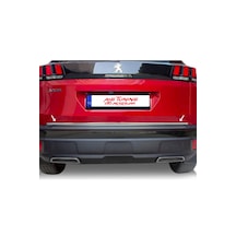 Peugeot 3008 Krom Bagaj Alt Çıta Formlu 2016 ve Üzeri P.Çelik N11.255