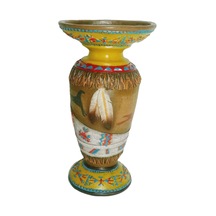 Suntek Antik Sütun Mumluk Masaüstü Çalışma Odası Oturma 8x8x15 Cm