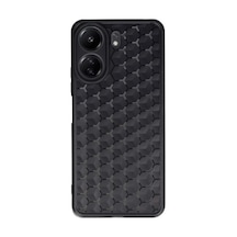 Xiaomi Redmi 13c Uyumlu Kılıf Petek Silikon Kapak - Siyah