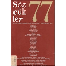 Sözcükler İki Aylık Edebiyat Dergisi - 2019 Yılı Ocak - Şubat