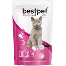 Bestpet Yavru Kediler İçin Tavuk Etli Ve Pirinçli Kuru Mama 10 x 1 KG
