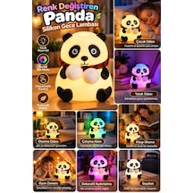 Sevimli Renk Değiştiren Panda Gece Lambası Diğer