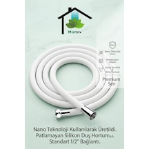 Silikon Patlamaz Yırtılmaz Ezilmez Nano Duş Hortumu 150 Cm Banyo Duş Hortumu Çok renkli
