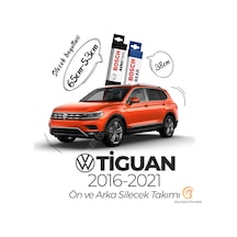 Volkswagen Tiguan Ön Arka Silecek Seti 2016-2021 Bosch Aerotwin