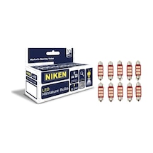 Niken 36mmsofit Led,12-24v, Araç İç Aydınlatma İçin, Minyatür Ampuller, 10 Adet Diğer