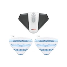 Polti Vaporetto Style Sv660/sv650/sv620/sv610 Modellerine Uyumlu Düz Yüzeyleri Temizlemek Için 2'li Bezli Üçgen Fırça Seti