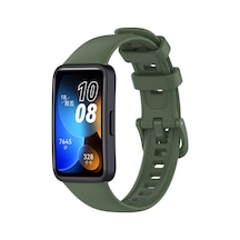 Huawei Band 8 Uyumlu Klasik Nvth Kordon-koyu Yeşil