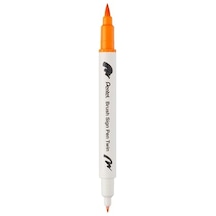 Brush Sing Pen Twin Çift Taraflı Fırça Uçlu Kalem Ochre
