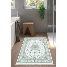 Eko Trend Djt Banyo Paspası Yıkanabilir Kaymaz Taban P1372 Osmanlı Yeşil