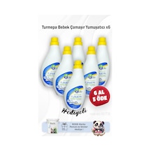 Turmepa 6 Al 5 Öde Bebek Çamaşır Yumuşatıcı 1000 Ml Ve Rosie Pamuk