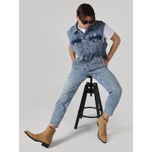 Colin'S Rahat Kesim Mavi Erkek Jean Yelek Cl1062452_Q1.V1_Dn10125