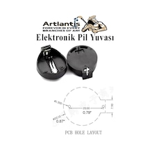 Elektronik Pil Yatağı 3 Volt 5 Adet Cr2032 Cr2025 Cr2016 Para Düğme Pil Yatağı Rcb Pil Tutucu Bios Devre Kart