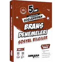 Ankara 2026 5. Sınıf Sosyal Bilgiler Branş Denemesi Güncel Müfredat