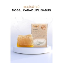 El Yapımı Kabak Lifli Doğal Keçi Sütlü Güzellik Sabunu Keçi Sütü