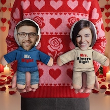 Bk Gift Kişiye Özel Sevgili Çift 2li Bebek Yastık -2, Sevgiliye , Sevgililer Günü si Kobitmeyencom36324 Bk Gift Renkli