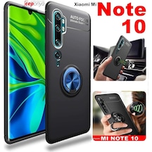 Xiaomi Mi Note 10 Yüzüklü Standli Manyetik Kamera Korumali Kilif 409986415
