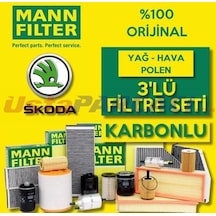 Skoda Octavia 1.6 Tdı Mann-Filter Filtre Bakım Seti 2009-2012 (495301104)