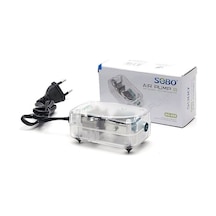 Sobo Aq-009 Tek Çıkışlı Şeffaf Hava Motoru