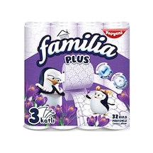 Familia 3 Katlı Parfümlü Tuvalet Kağıdı 32'li - Yumuşak Ve Dayanıklı 2'li Ekonomik Paket - 2 Ad Tarı