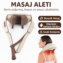 Isıtmalı Yoğurma Masaj Aleti Boyun, Omuz Ve Sırt Masah Aleti