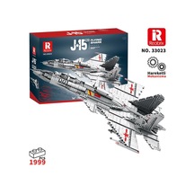 Reobrix 33023 Shenyang J-15 Jet Uçak Yaratıcı Yapı Blok Seti Building Block J-15 Flying Shark -1999parça