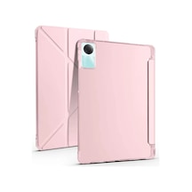 Newface Xiaomi Redmi Pad Se 4g Kılıf Kalemlikli Mars Tablet Kılıfı - Rose Gold