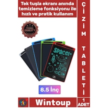 Tablet Çocuk Dijital Yazım Grafik Tasarım Not Tutma Hafif Akıllı Lcd Çizim Eğitim Tableti 8.5 İnç