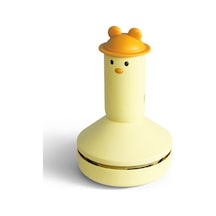 Çocuk El Masaüstü Elektrikli Süpürge Şarj Edilebilir Küçük Mini Temizleyici Sarı - Siyah